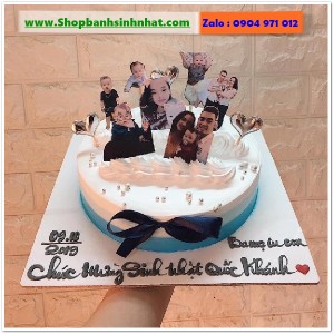 Bánh Sinh Nhật In Hình Ảnh - H702